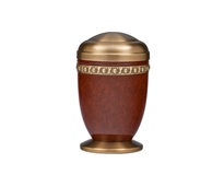 Memorial Urn Aluminum Brass 421-U-124