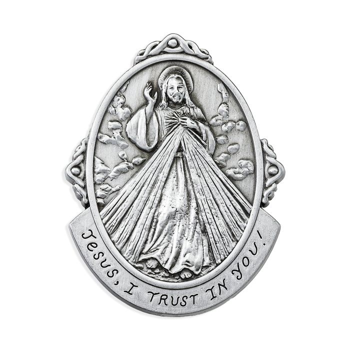 Divine Mercy Visor Clip 2x3"  12-V5123