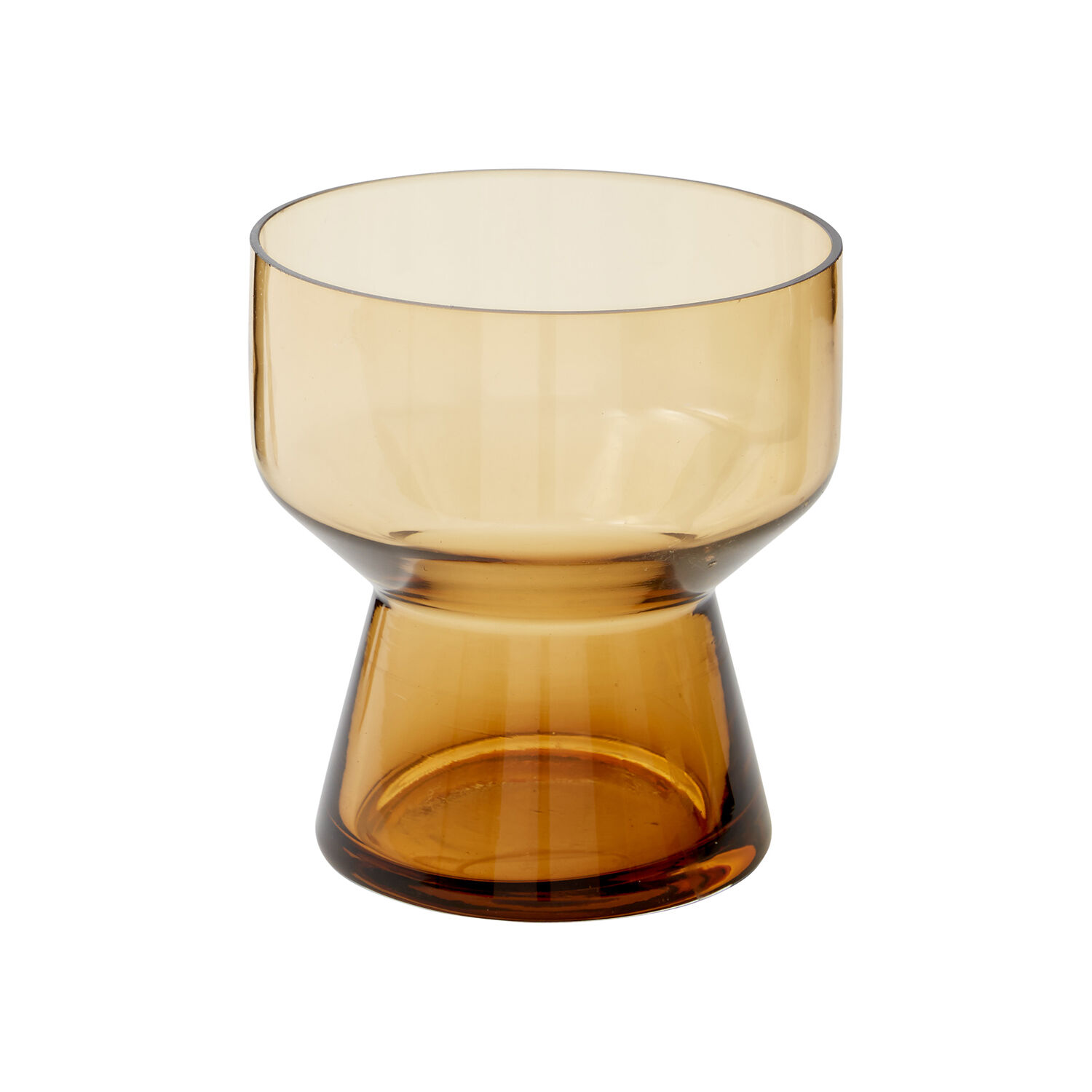 Amber Glass Compote – Motif Event Rentals