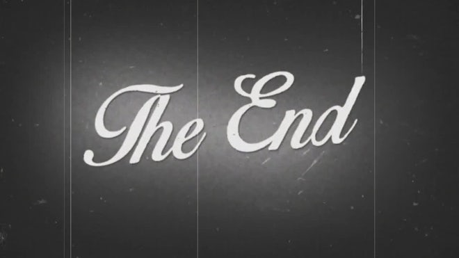 The End Old Film Background - Stock Motion Graphics | Motion Array