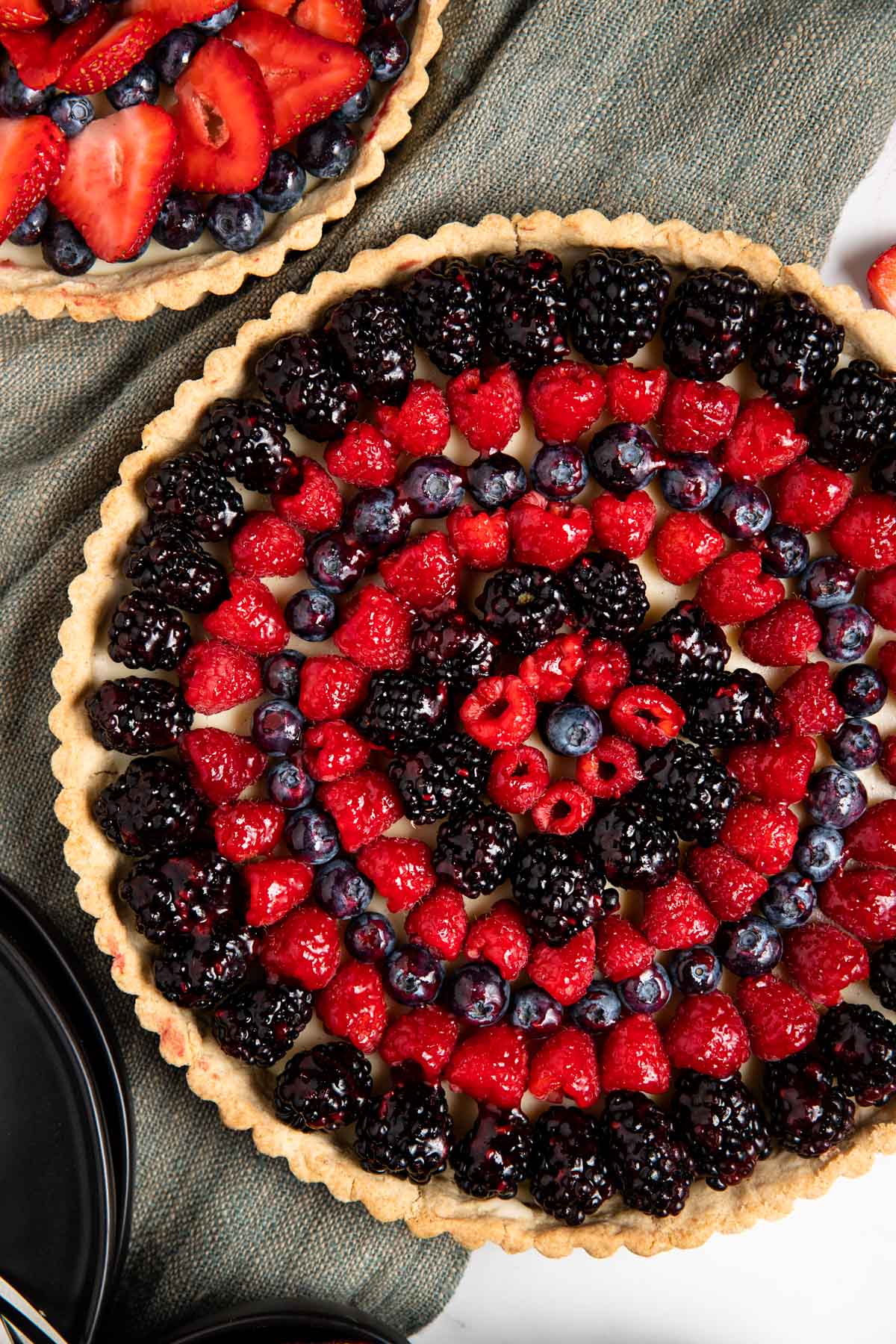 White Chocolate Berry Tart