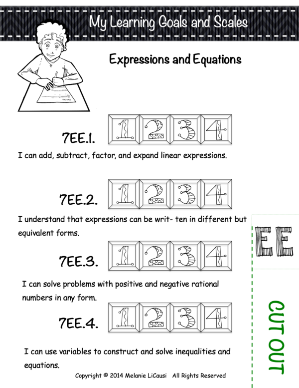 7th Grade Math Proficiency Scales & EDITABLE Assessment BUNDLE - Image 9