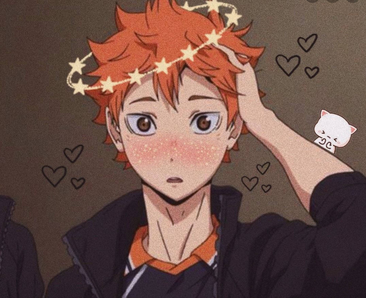 Aesthetic Anime Boy Icon Hinata Shoyo Wallpaper