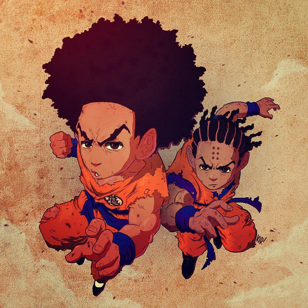 Huey Freeman X Dragon Ball Wallpaper