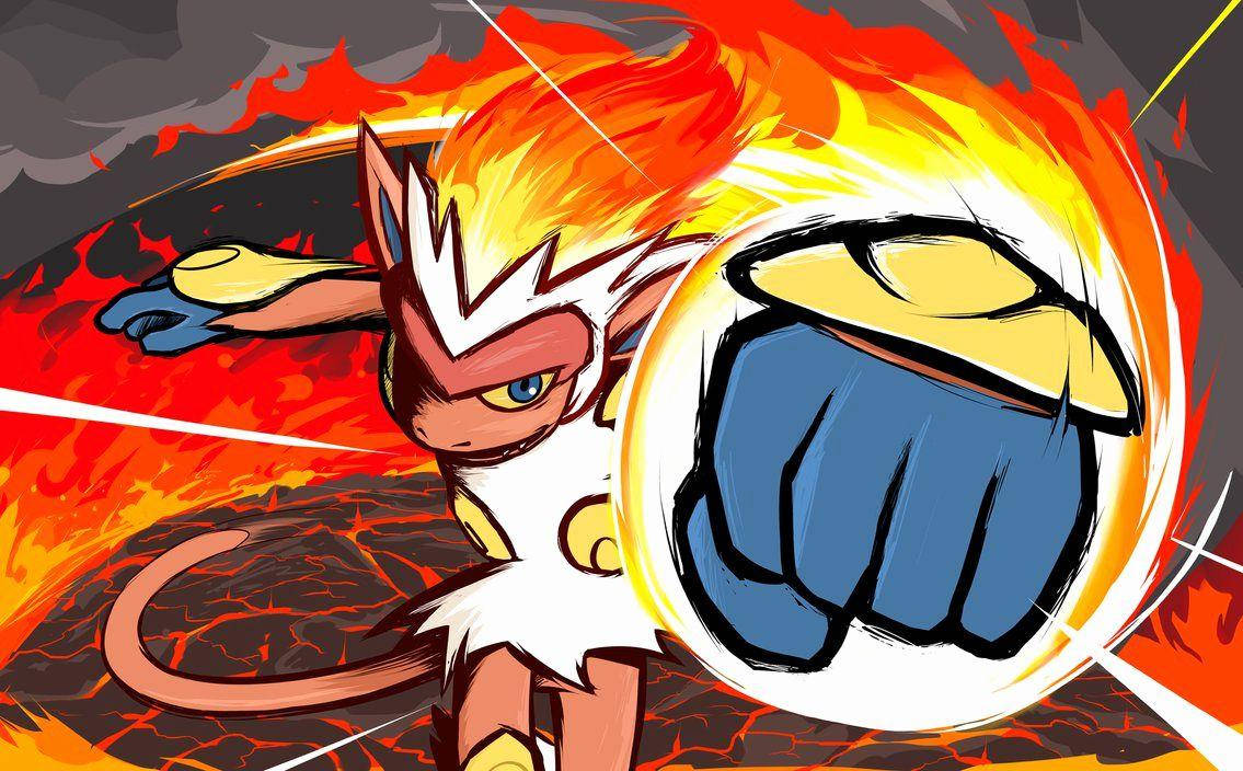 Infernape Charged Fist Wallpaper