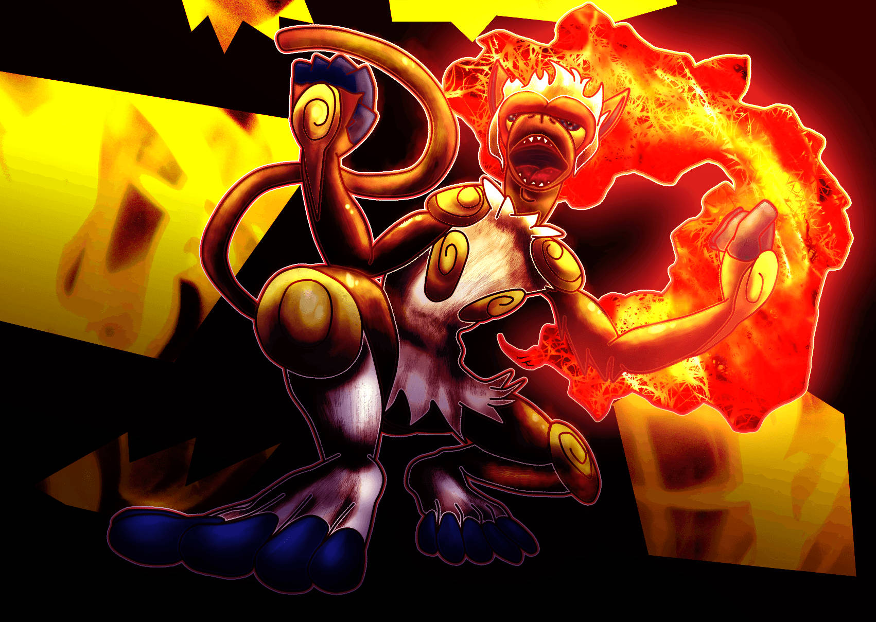 Infernape Power - Unleashing The Flame Wallpaper