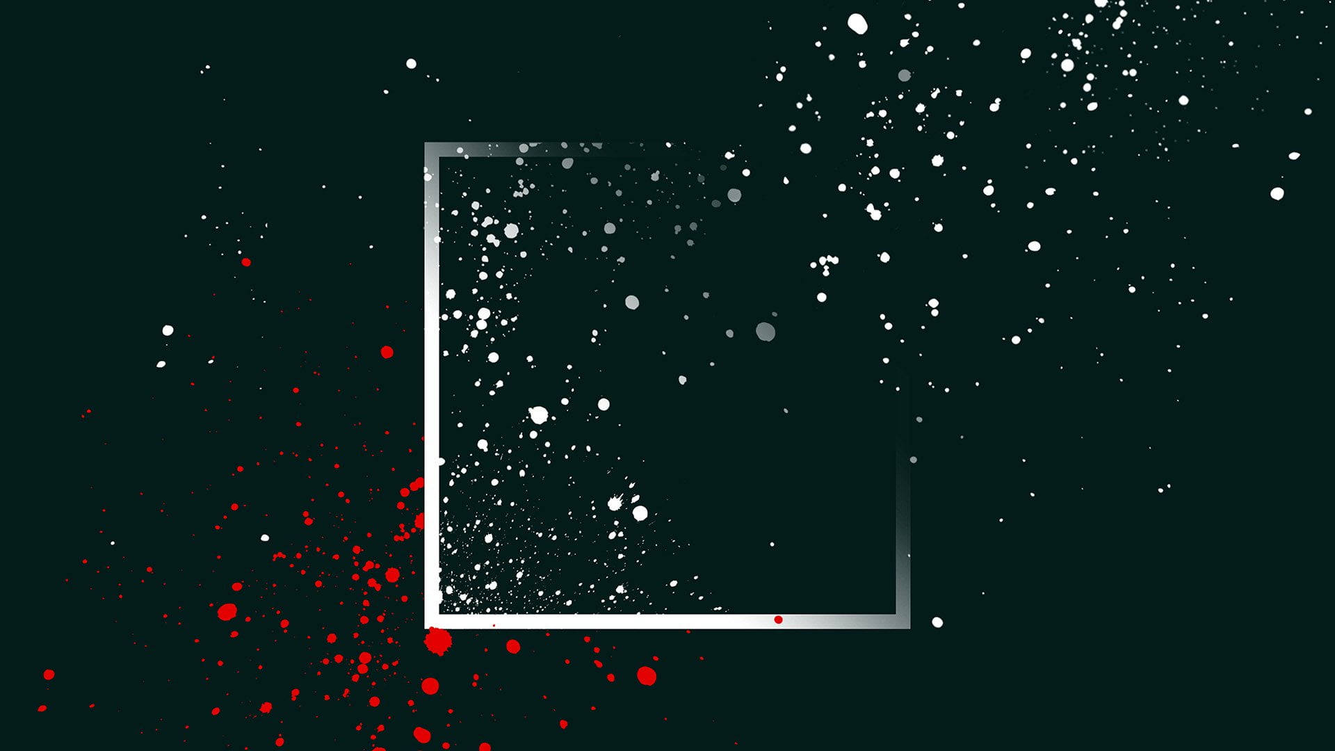 Red And White Splatter Border Backgrounds Wallpaper