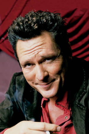 Michael Madsen Holding Cigarette Wallpaper