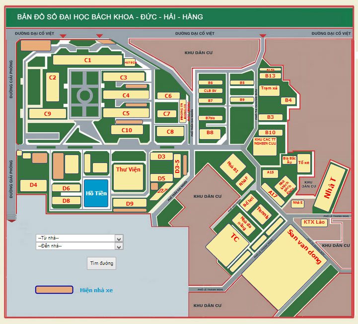 Bản đồ bản đồ đại học bách khoa thú vị nhất