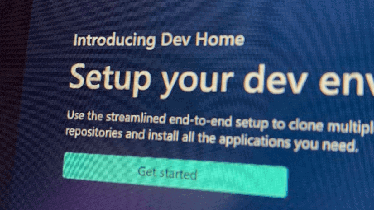 Dev Home app