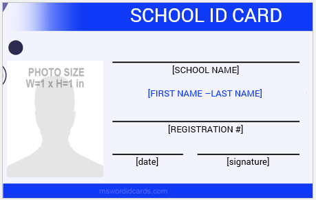 School ID card