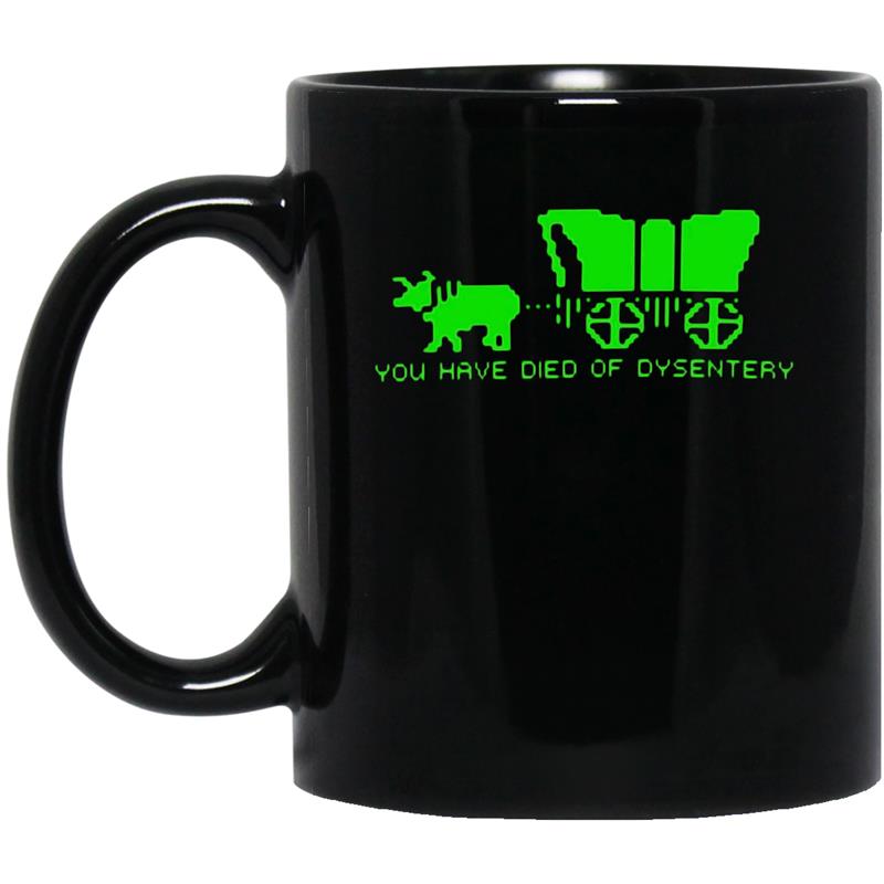 You Have Died Of Dysentery - Retro Video Game - Coffee Mug