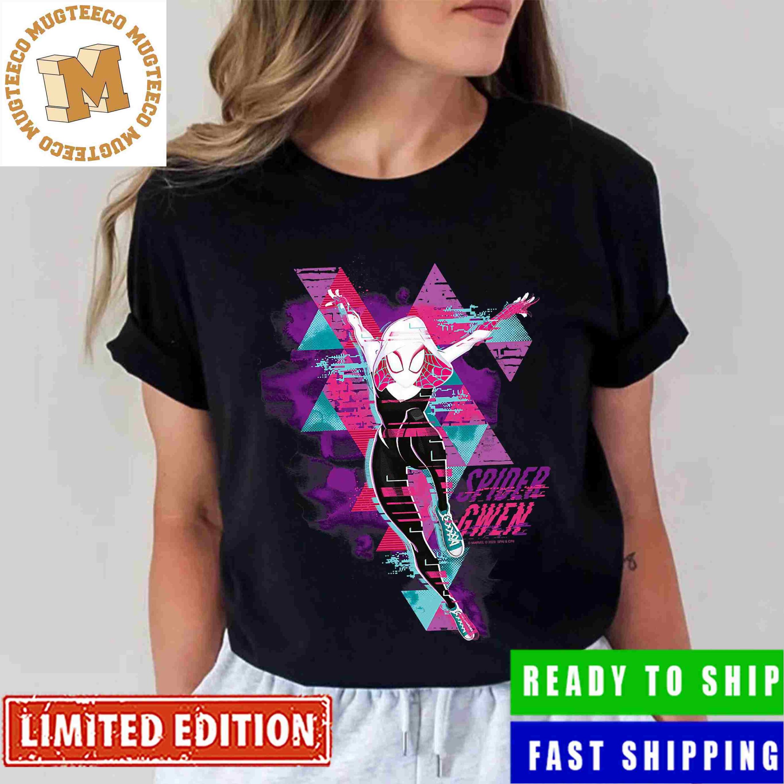 Marvel Spider-Man Gwen Stacy Across The Spider-Verse Unisex T-Shirt