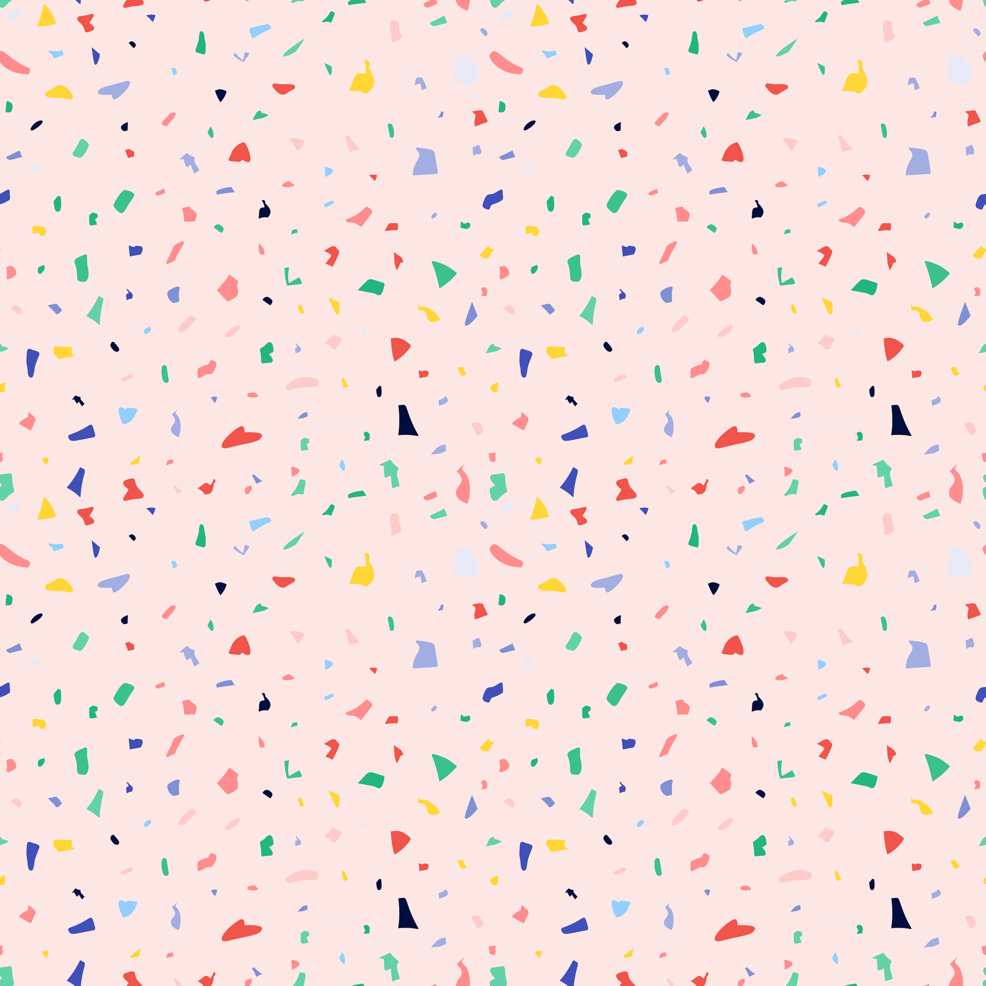 Cake Confetti Wall Mural | Terrazzo Wallpaper - Murals Your Way