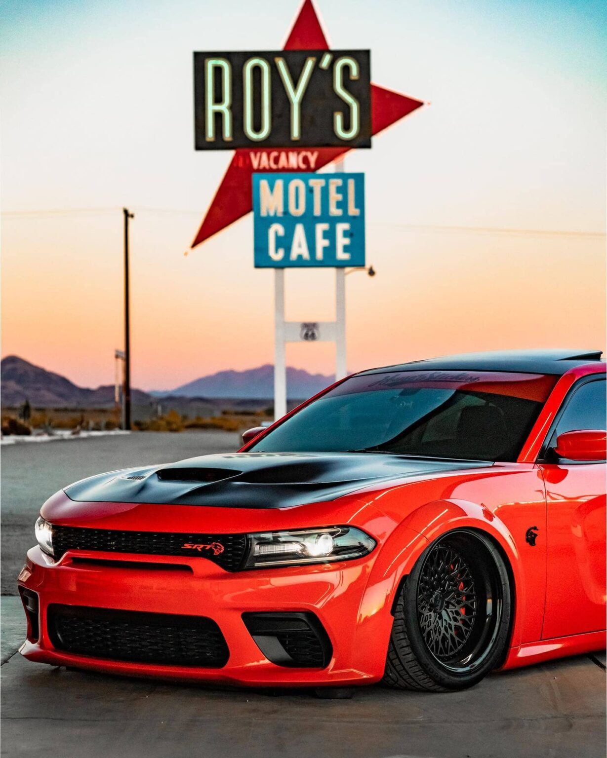 Orange Soda - Wide Body HellCat Charger Bagged & Modified - MuscleCarDNA