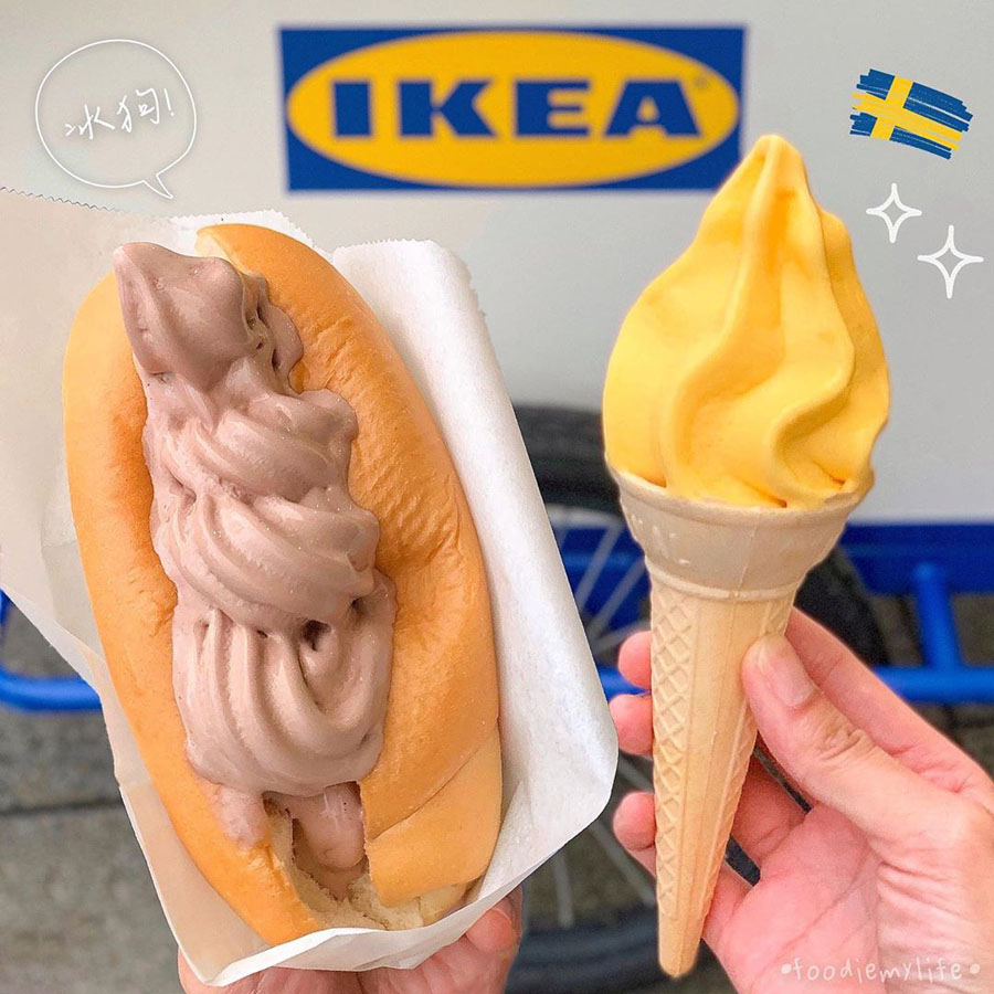 ice cream hotdog