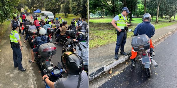 18 motorcyclists with no valid licence nabbed near Woodlands Checkpoint, 35 others had improper licence plates