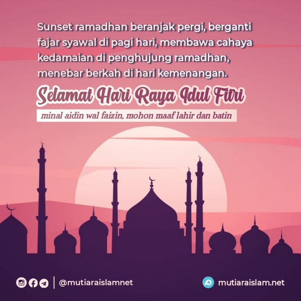 kata ucapan selamat idul fitri