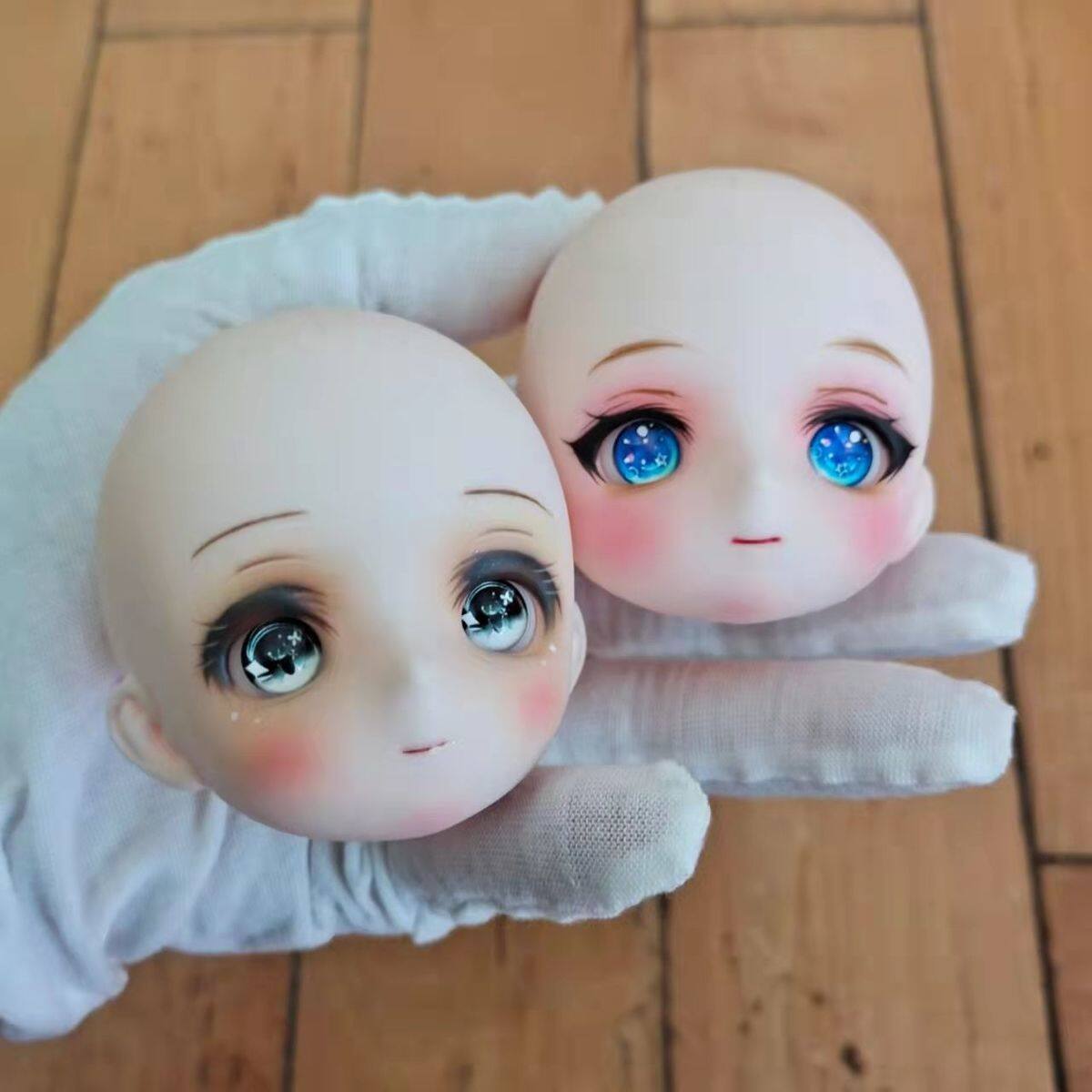 Búp Bê Anime Trang Điểm Đầu Búp Bê BJD 1/6 Với Đôi Mắt Màu Xám ...