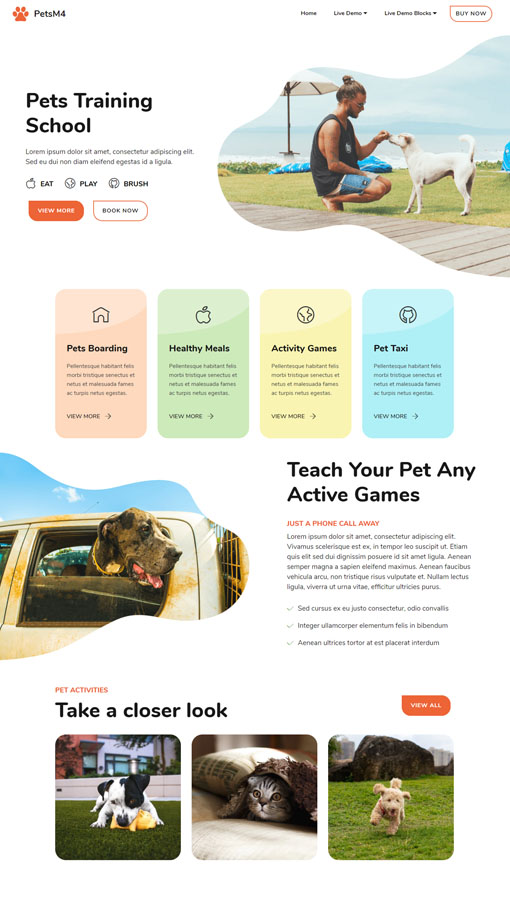 Pets Training School