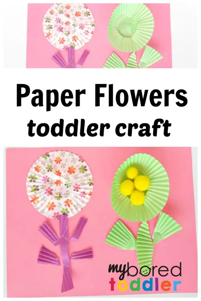 Play Dough Flowers Fine Motor Activity - My Bored Toddler