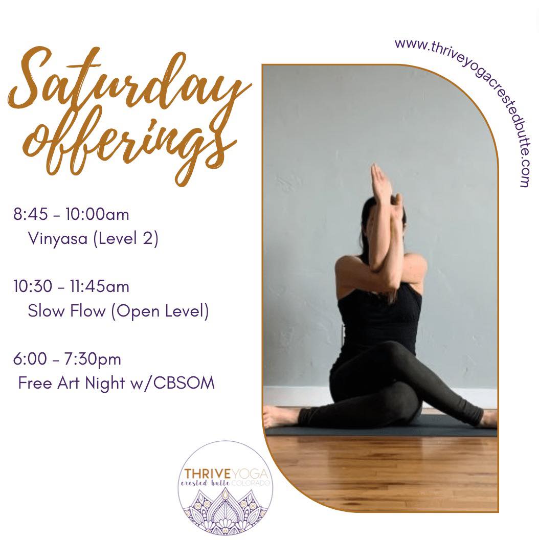 Thrive Yoga Saturdays - MyCBGuide