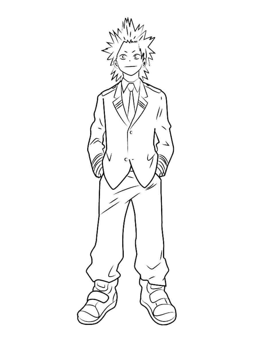 Kirishima coloring pages