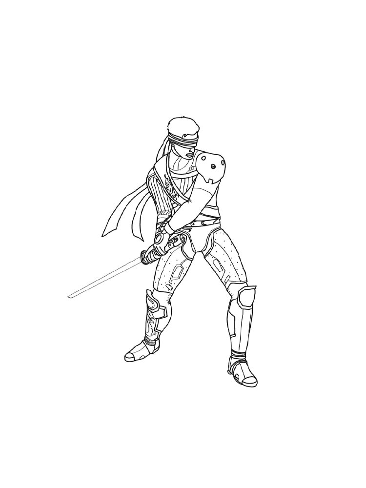 Mortal Kombat coloring pages