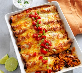 Butter Chicken Enchiladas