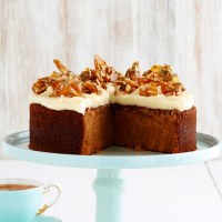 Butternut Pumpkin Spice Cake with Sunflower Almond Toffee