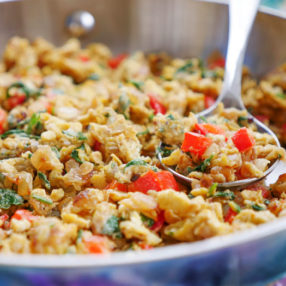 egg bhurji - Indian scrambled eggs