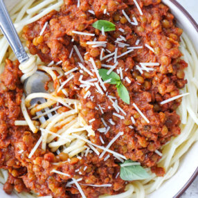 lentil bolognese