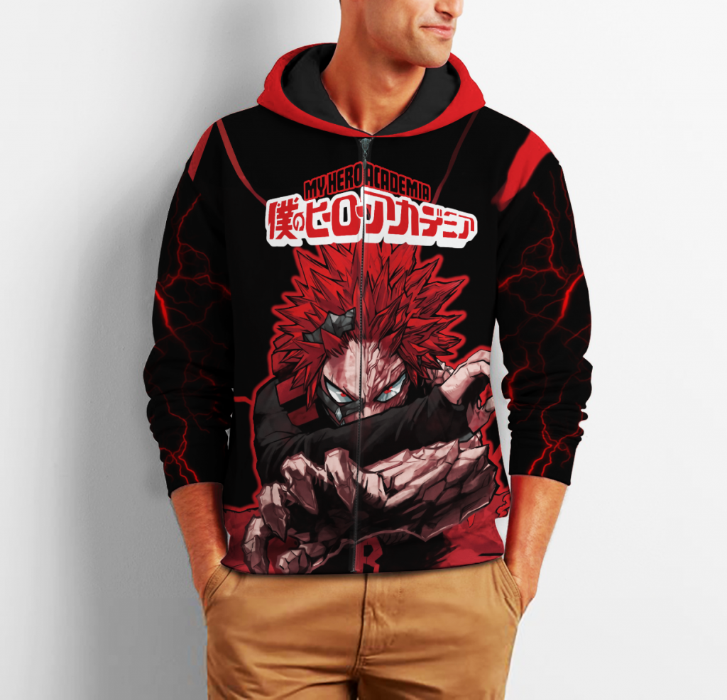 Eijirou Kirishima My Hero Academia Custom Jacket - My Hero Academia Store