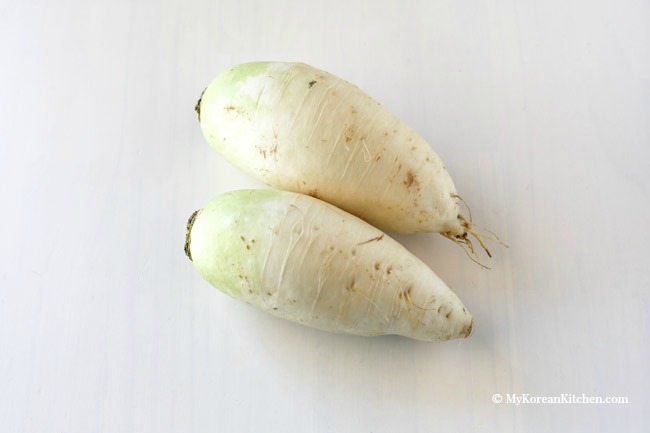 Essential Korean Cooking Ingredients: Korean radish | MyKoreanKitchen.com