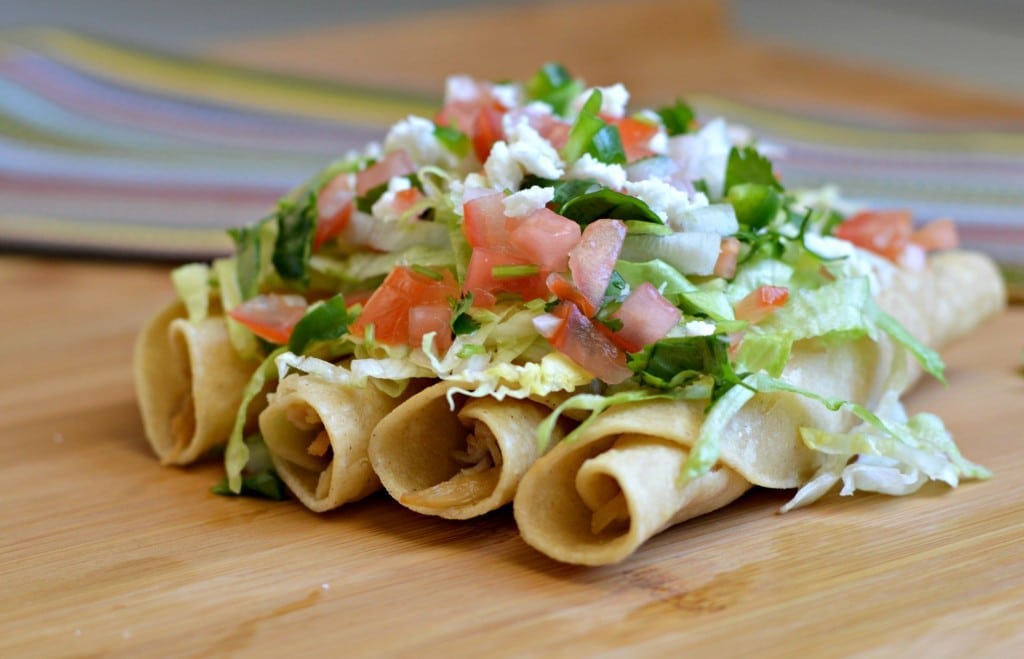 Flautas de Pollo - My Latina Table