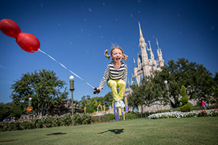 Girl Enjoy with ballon