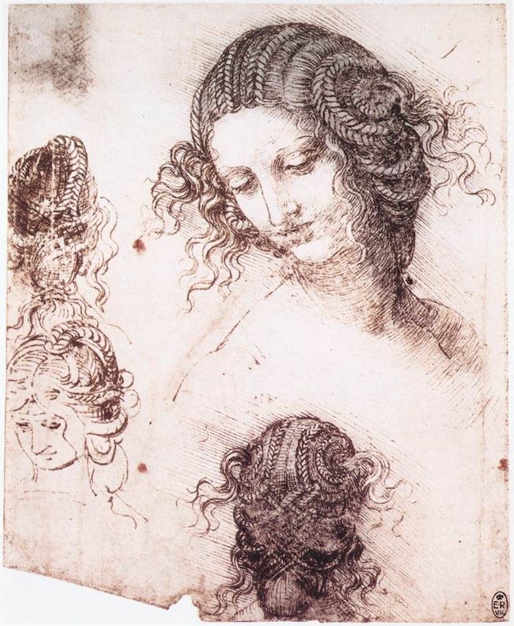 Leda Sketch by Leonardo da Vinci