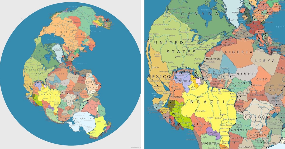 Map Of The World Pangea 88 World Maps - Gambaran