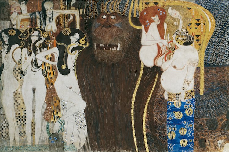 Klimt Golden Phase Beethoven Frieze