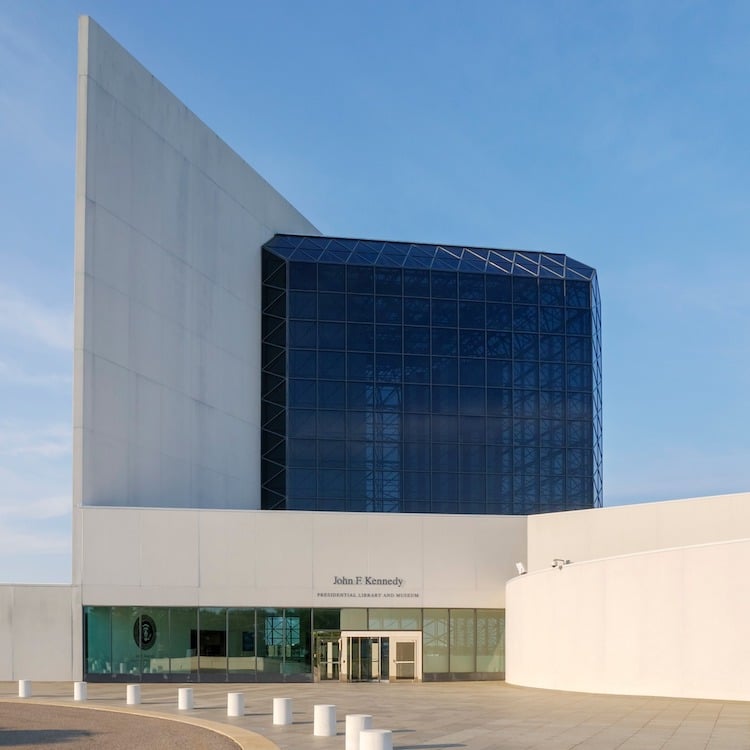 JFK Library and Museum in Boston, Massachusetts, USA.