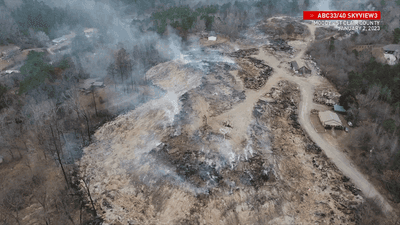 Image for story: 50 days and counting, Alabama officials get feds to extinguish fire they can't contain