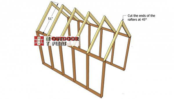 Installing-the-rafters---greenhouse