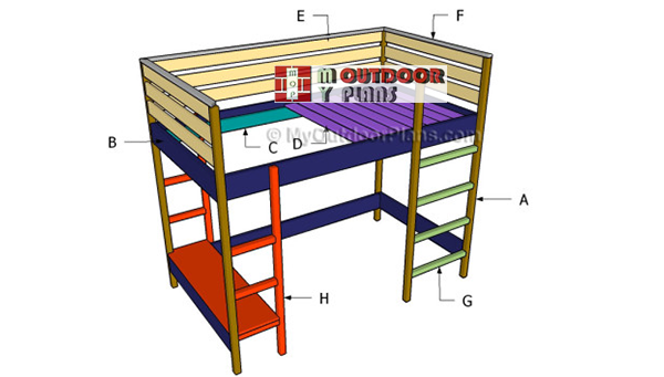 Building-a-loft-bed