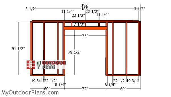 side-wall-with-door-frame