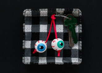 Eyeball Keyring Craft - mypoppet.com.au