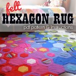 Hexagon rug pattern