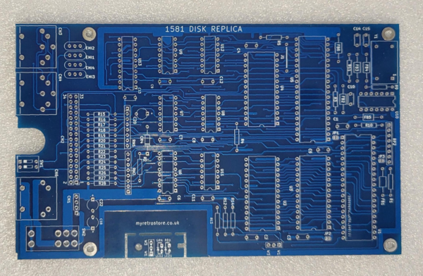 Commodore 1581 Replica PCB - Retro Electronics