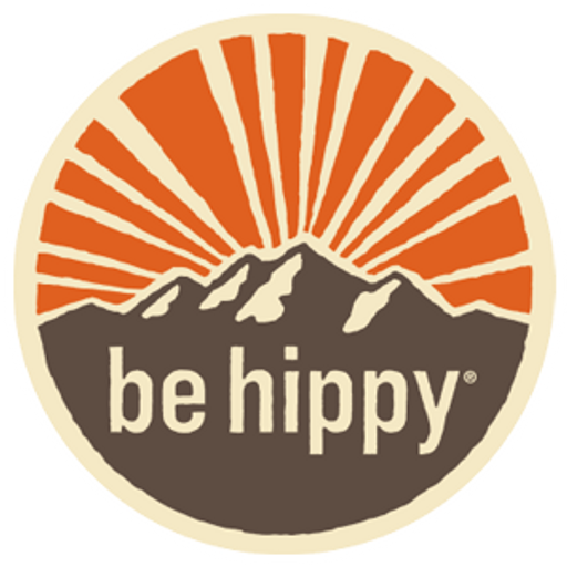 Be Hippy Logo Sticker