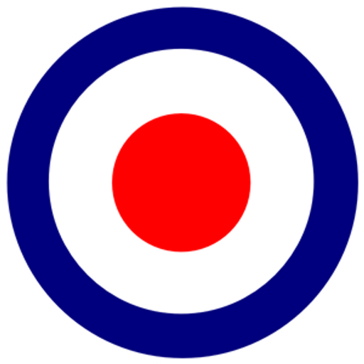 Royal Air Force logo Bullseye Sticker