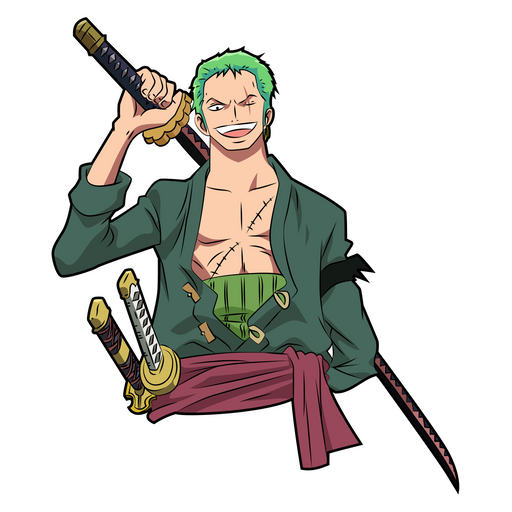 One Piece Roronoa Zoro Sticker